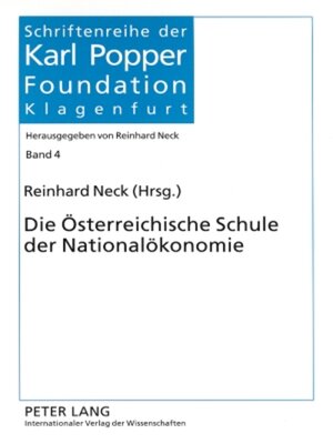 cover image of Die Österreichische Schule der Nationalökonomie